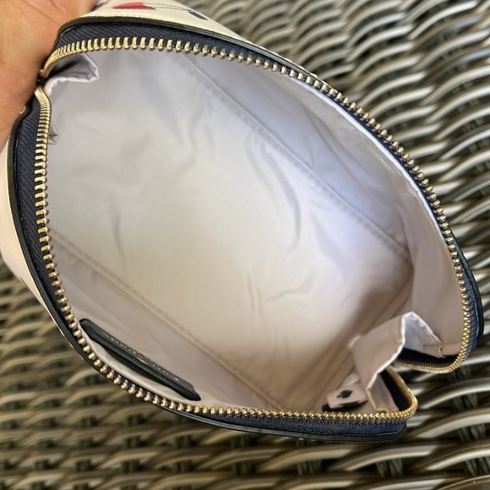 Kate Spade Dancing Cherrie Small Cosmetic Case Cream Multi - Picture 5 of 15